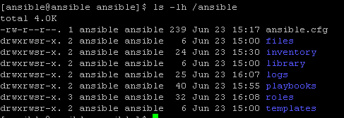 Ansible Directory listing